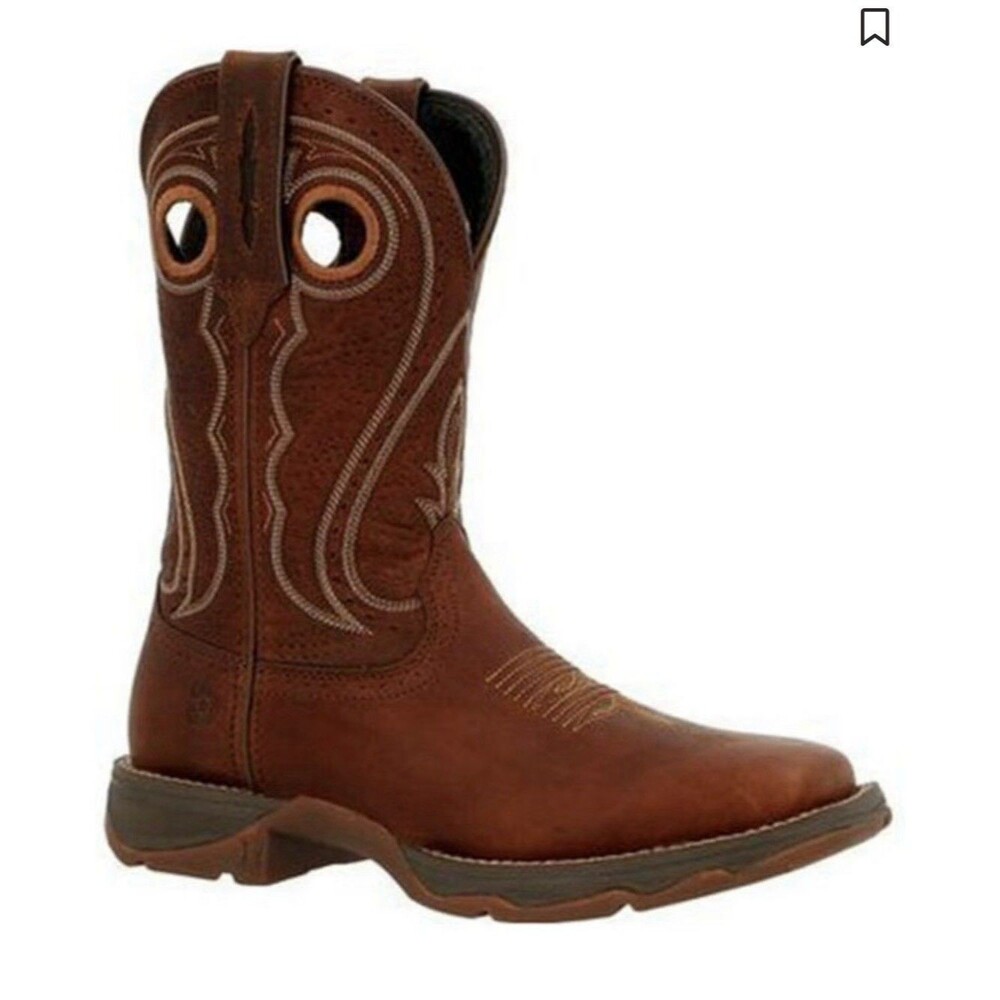 NWT Durango® Lady Rebel™ Women's Western Cowboy Boots In Chestnut Brown Women 10